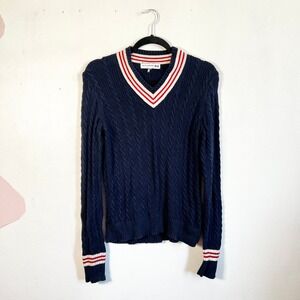 Uniqlo x Ines de la Fressange Sweater Cable Knit Preppy Casual